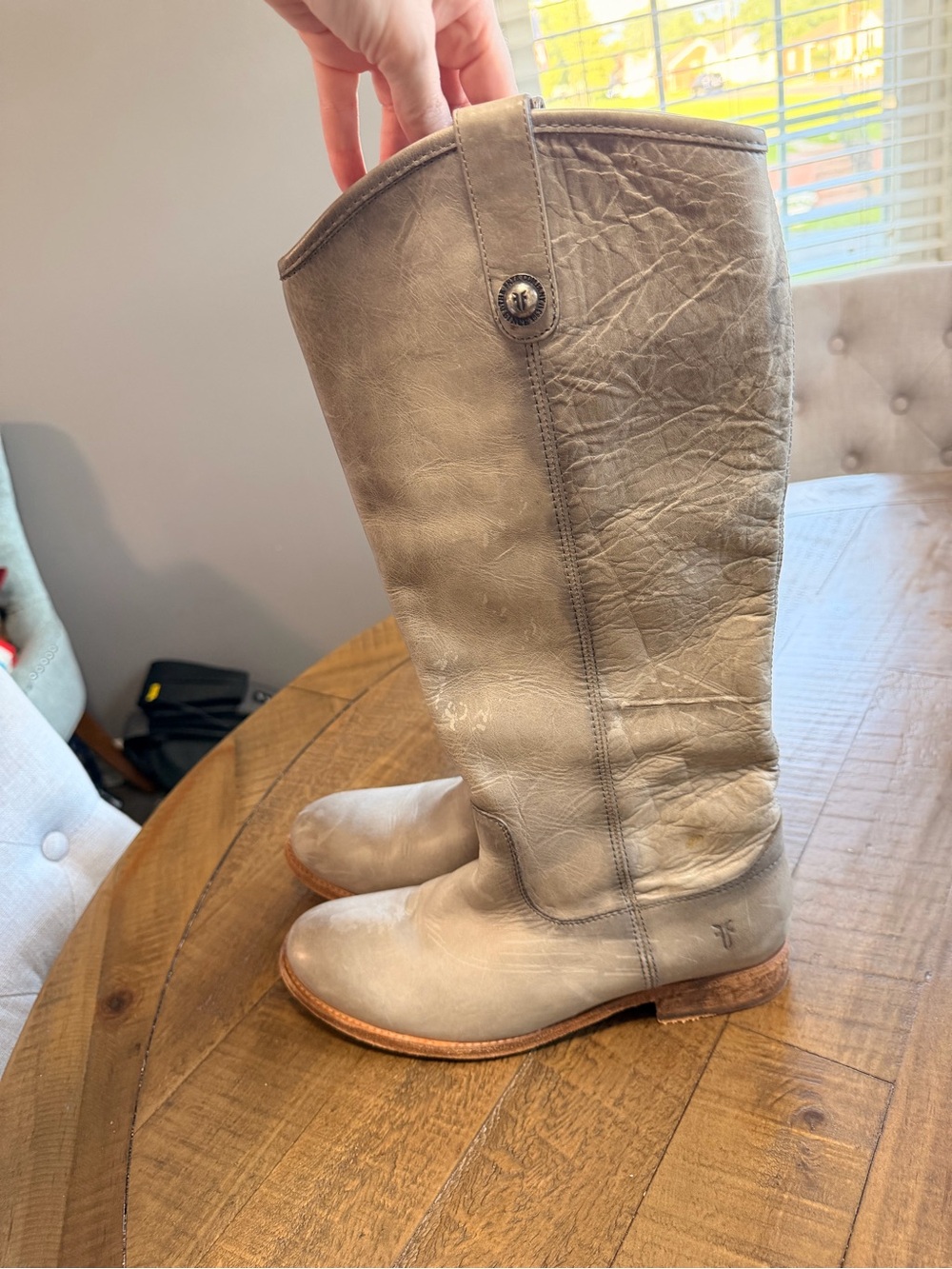 Frye Melissa Button riding boots